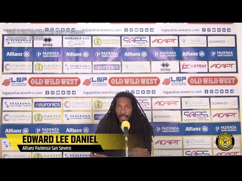 14/10/2022 | Conferenza Stampa pre-partita - San Severo vs Bologna - Edward Lee Daniel