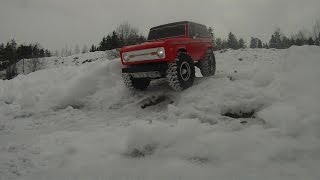 preview picture of video 'Tamiya CC01Ford Bronco Snow and Ice'
