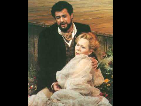 Renata Scotto Placido Domingo Giordano Fedora Vedi Io piango Barcelone 06 03 1988