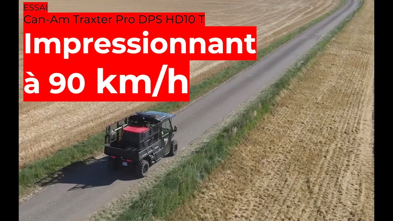 Can-Am Traxter Pro DPS HD10 T – Entre le quad et le pick-up