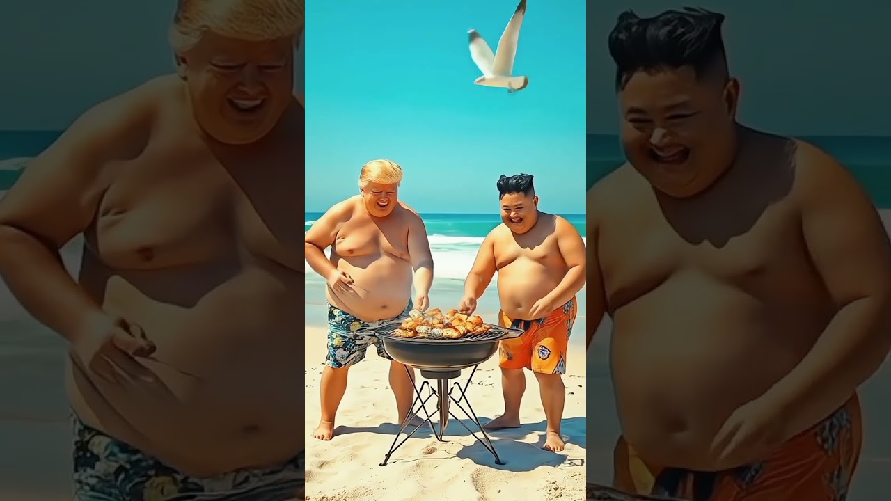 Donald Trump and Kim Jongun Ai generated vedio👇🏻#usa #funny #kim #trump #donaldtrump #trump2025