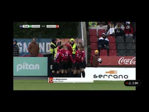 Levadia Tallinn - Vikingur 1-6 (Magnusson Goal) UCL Preliminary Round 2022/2023