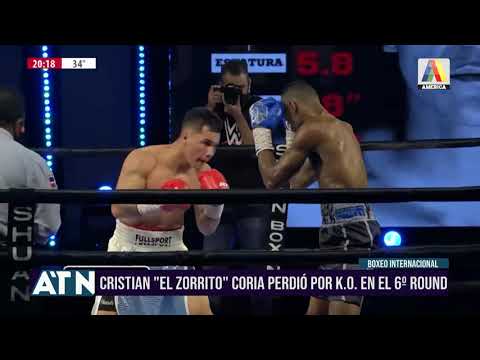 CRISTIAN "EL ZORRITO" CORIA PERDIÓ POR K.O. EN EL 6° ROUND I ATN (18-12-2020)