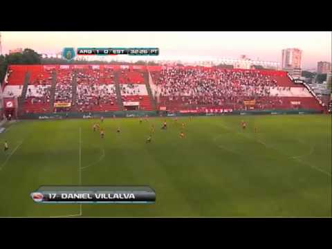 Gol Villalva  Argentinos 1 Estudiantes 0  Torneo Inicial 2013  Fecha 12  Fútbol Para Todos