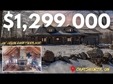 Sold! Inside a magnificent $1,299,000  log home unlike anything you've ever seen.