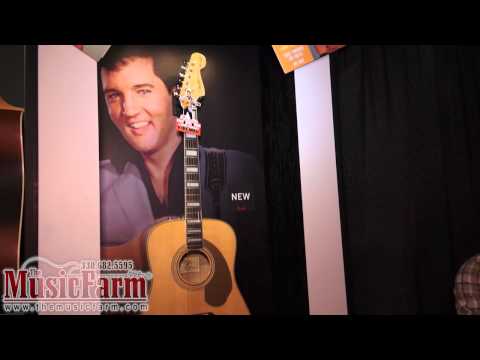 Winter NAMM '12 - Fender Elvis Presley Kingman Clambake Acoustic Guitar