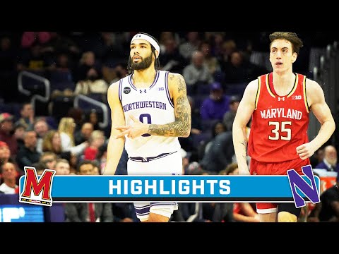 Maryland at Northwestern | Highlights | Big Ten Men's Basketball | Jan. 17, 2024