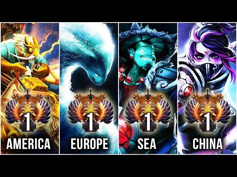 THE BEST PRO PLAYERS IN THE WORLD - TOP 1 MMR OF EVERY REGION