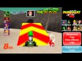 Mario Kart 64 Mushroom Cup Mirror Mode Gameplay Only KT 1