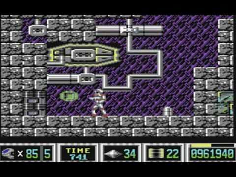 C64 Longplay - Turrican 2 (collect 100 lives)