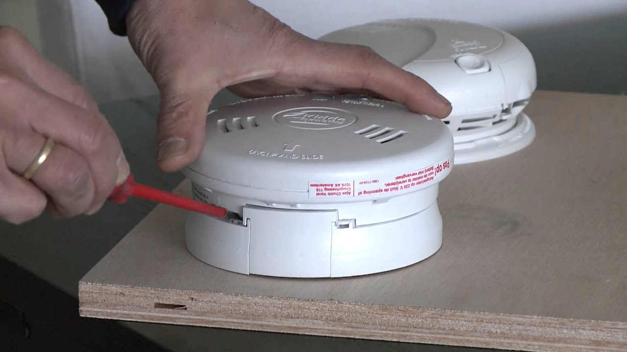 Vervangen rookmelder of batterij rookmelder