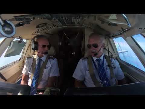 Flying the Falcon 50: Charlotte to Nassau and Back - YouTube