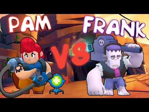 ФРЭНК ПРОТИВ ПЭМ! FRANK VS PAM! BRAWL STARS.