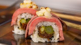 Dry Aged Steak Sushi Roll – How to Make Sushi Tutorial