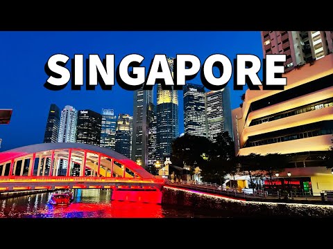 Singapore 4K: Walking Tour of the World's Most FUTURISTIC City
