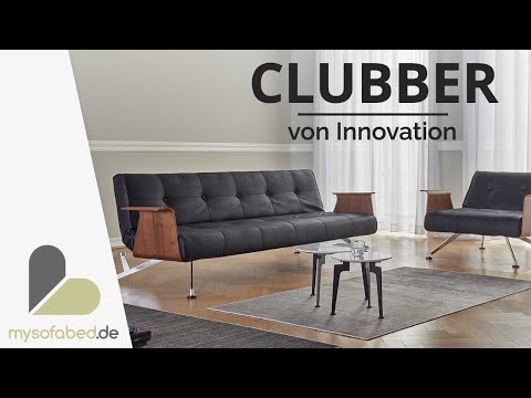CLUBBER Schlafsofa & Sessel mit Armlehnen von Innovation - mysofabed.de