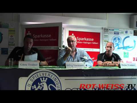 Pressekonferenz nach dem Spiel: SSVg Velbert - Rot-Weiss Essen
