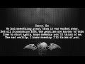 Avenged Sevenfold - An Epic Of Time Wasted [Lyrics on screen] [Full HD]