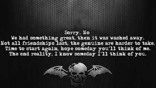 Avenged Sevenfold - An Epic Of Time Wasted [Lyrics on screen] [Full HD]