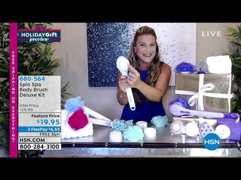 Spin Spa Body Brush Deluxe Kit