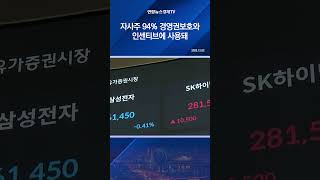 자사주 94% 경영권보호와 인센티브에 사용돼