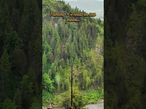 Crossing the World-Famous Highline179 🌉 | Castle Adventure | Travel Vlog" #nature #travel #love