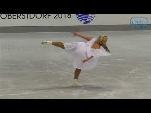 Amy WISE. Oberstdorf 2018. Silver Ladies III - Artistic. 9 place