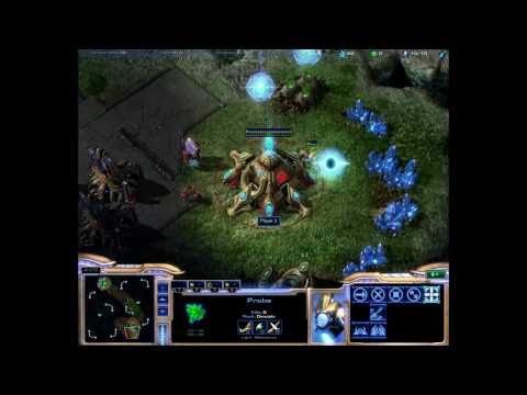 Starcraft 2 1 v 1 Insane AI in under 5 minutes as Protoss.