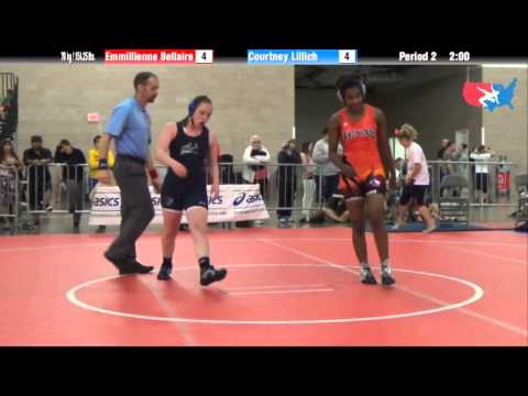 FILA Cadet 70 kg / 154.25 lbs. - Emmillienne Bellaire vs. Courtney Lillich