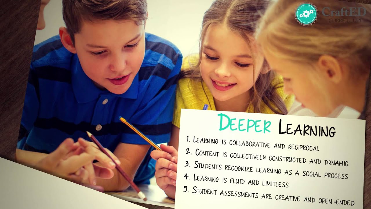 Deeper Learning defined by CraftED Curriculum