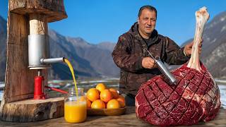 A GIANT LEG Juiced from the Inside with Special Marinade