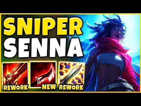 *CRIT REWORK* I PERMANENTLY OUTRANGE TOWERS (SENNA ONE-SHOTS) - League of Legends