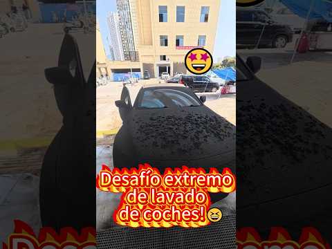 Esto no es lavar, es darle un baño al coche!😆🤷🏎️