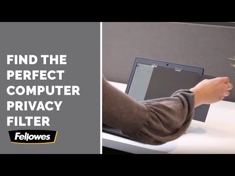 Privatumo filtras Fellowes PrivaScreen - 15.6 Wide 16:9 video