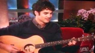 Glee's Darren Criss Sings For Ellen