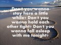 Don't You Wanna Stay - Jason Aldean Ft. Kelly Clarkson (Lyrics)