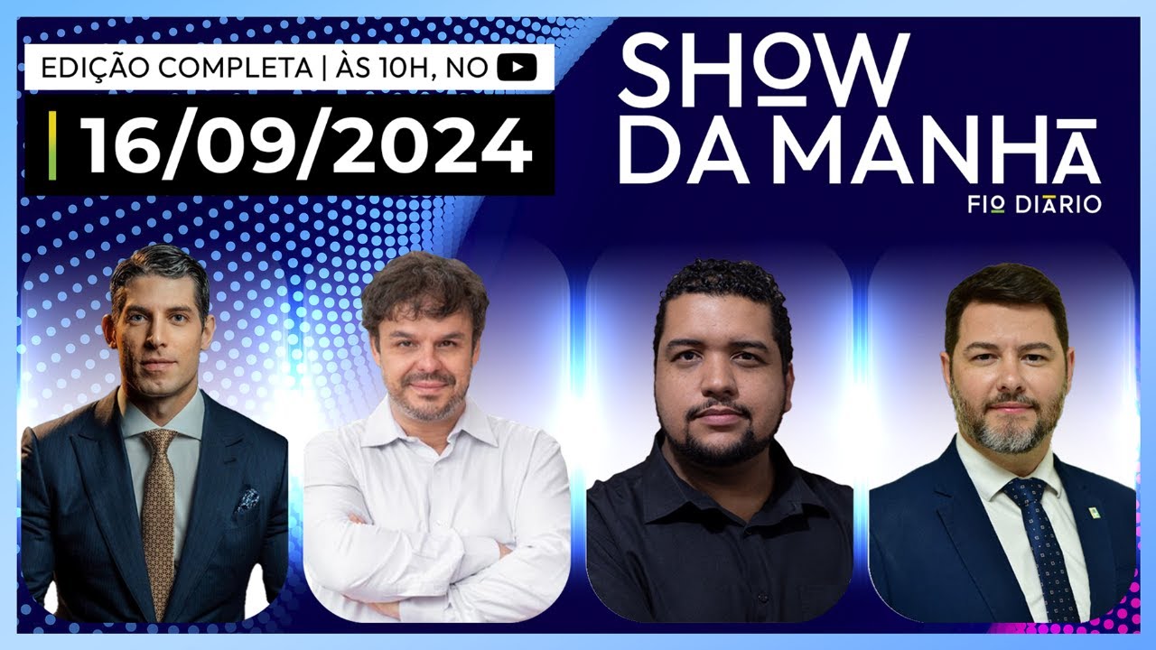 SHOW DA MANHÃ - MARCO ANTÔNIO COSTA, ADRILLES, PH ARAÚJO E GUSTAVO LOPES - 16/09/2024