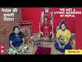 We met a Living Goddess in Nepal 🇳🇵 || Meeting Kumari in Kathmandu Trip