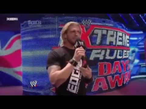 WWE Smackdown 4/22/11 Edge confronts Alberto Del Rio
