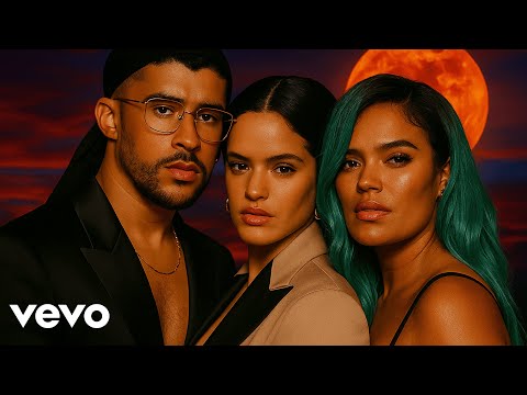 Bad Bunny, Karol G, Rosalía - Luna Roja
