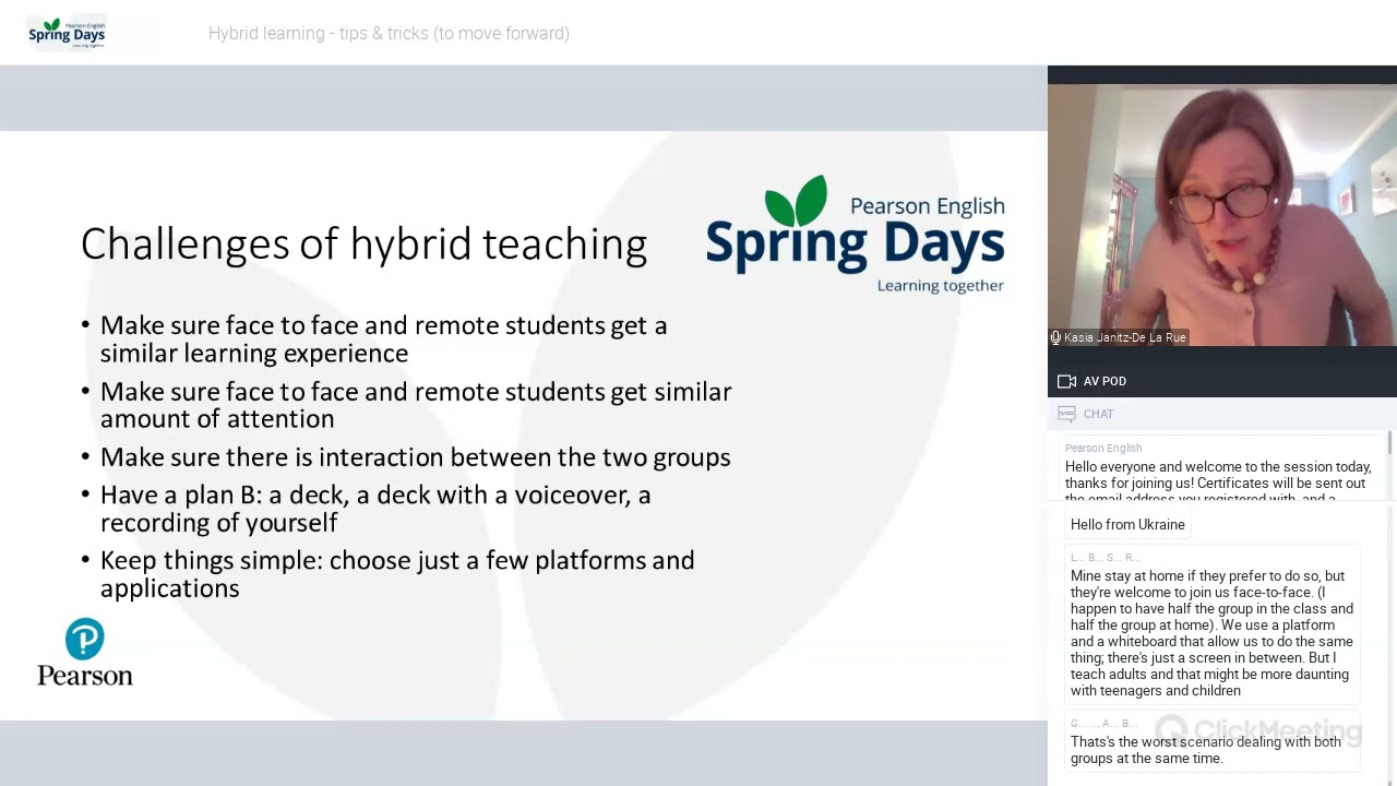 Hybrid learning - tips & tricks (to move forward)