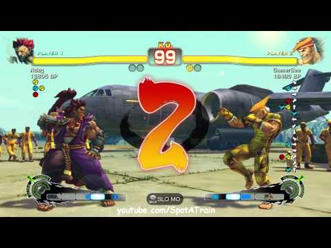 SSF4 - Fujino (Akuma) vs. GamerBee (Adon) - Game 1