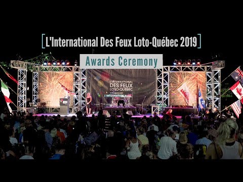[4k] Montreal Fireworks 2019 - Awards Ceremory - July 27