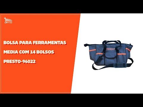 Bolsa para Ferramentas Media com 14 Bolsos - Video