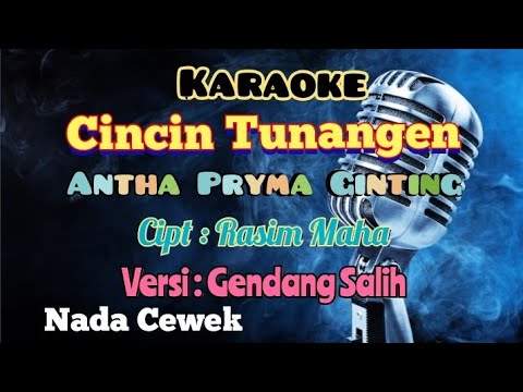 CINCIN TUNANGEN | ANTHA PRYMA GINTING | KARAOKE LAGU KARO | GENDANG SALIH | NADA CEWEK