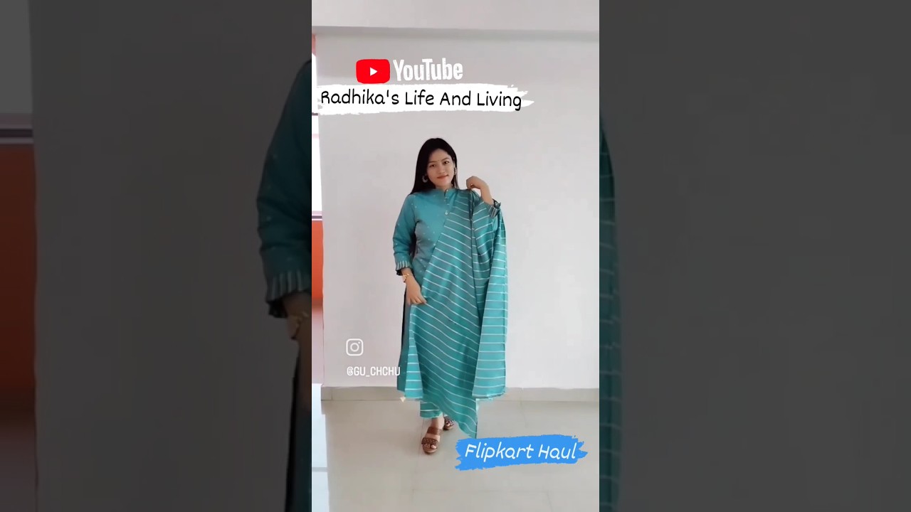 Beautiful Raw Silk Kurta-Pant set Haul on my YouTube Channel #flipkart #haul #shorts #grwm #kurtaset