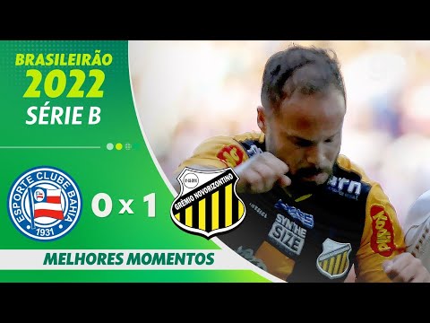 Gols e lances de Bahia x Novorizontino