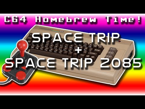 #153 C64 Homebrew Time!...Space Trip + Space Trip 2085: Response video to Ms Mad Lemons' VHS special