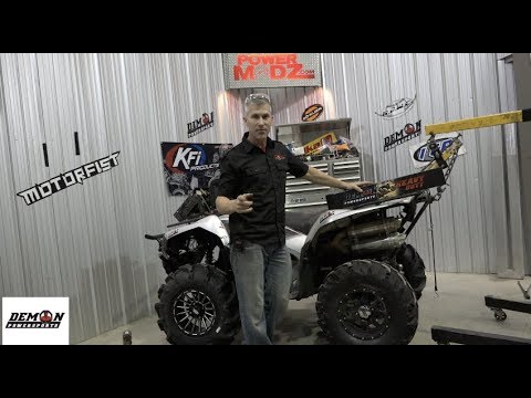 BRUTE FORCE 750 BUILD DEMON AXLE INSTALL! With bearing swap!