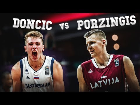 Luka Doncic and Kristaps Porzingis going CRAZY at EuroBasket!